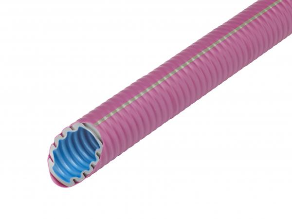 Fränkische FFKuS-EM-F-105 co2ntrol 25 Mittleres Kunststoff-Wellrohr biegsammagenta (Menge: 50 m je Bestelleinheit)
