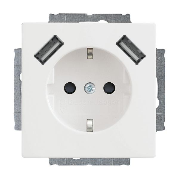 Busch-jaeger 20 EUCB2USB-84 20 EUCB2USB-84 SCHUKO® 2x USB-Steckdose