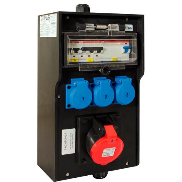 Gifas Electric 277670 GIFAS Vollgummi-Verteiler Typ 7300Eingang:1 Kabelverschraubung M 25 von u