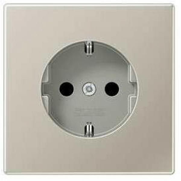 ARDEBO.de Jung ES1520N SCHUKO Steckdose ohne Kralle, Edelstahl