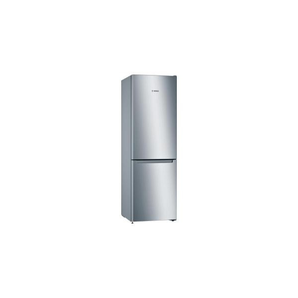 ARDEBO.de Bosch KGN33NLEB Serie 2 Stand Kühl-Gefrierkombination, 60cm breit, 282l, NoFrost, FreshSense, Edelstahl-Optik