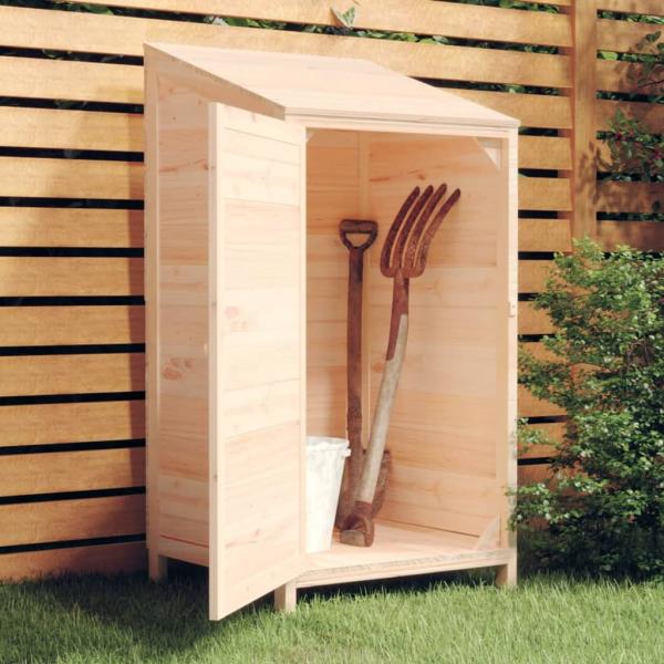 ARDEBO.de - Geräteschuppen 55x52x112 cm Massivholz Tanne