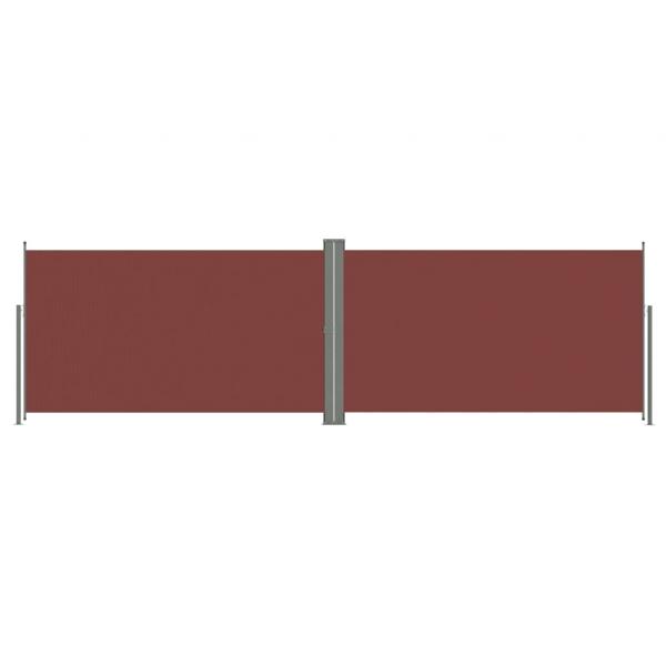 Seitenmarkise Ausziehbar Braun 160x600 cm