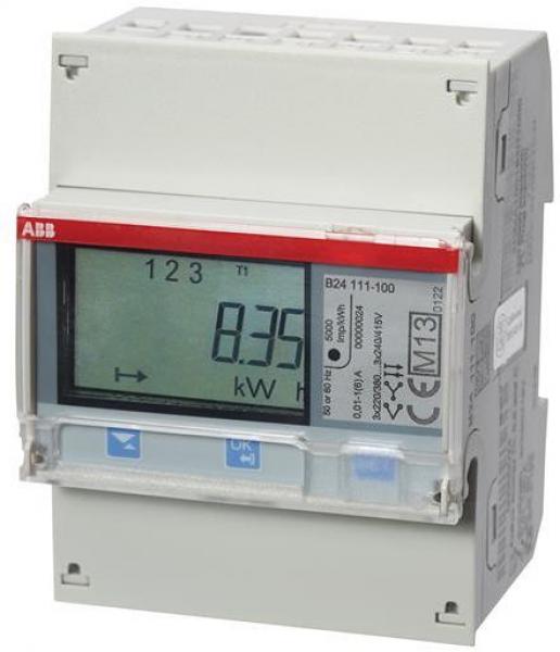 ARDEBO.de ABB B24 111-100 Messwandlerzähler mit Display, MID-geeicht (2CMA100177R1000)