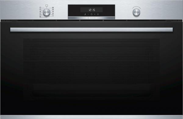 ARDEBO.de Bosch VBD5780S0 Serie 6 EEK: A+ Einbaubackofen, 90 cm breit, 112 Liter, Pyrolyse, Heißluft, edelstahl