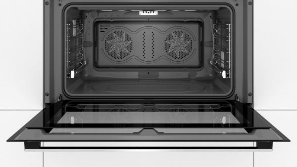 Bosch VBD5780S0 Serie 6 EEK: A+ Einbaubackofen, 90 cm breit, 112 Liter, Pyrolyse, Heißluft, edelstahl