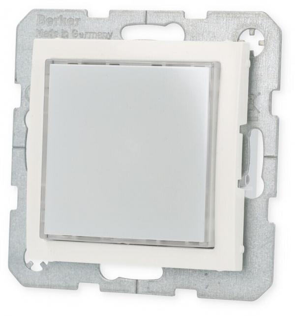 ARDEBO.de Berker 29538989 LED-Signallicht, weiße Beleuchtung, S.1/B.3/B.7, polarweiß glänzend