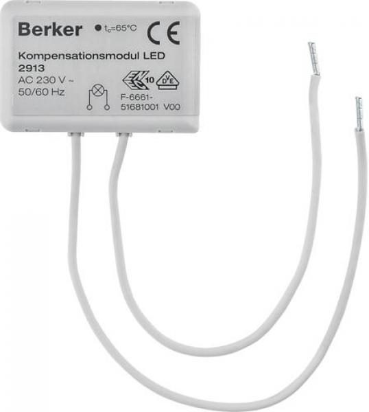ARDEBO.de Berker 2913 Kompensationsmodul LED, Lichtsteuerung