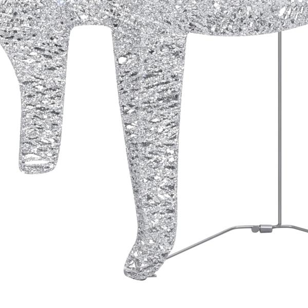 LED-Rentiere 2 Stk. Silber 40 LEDs