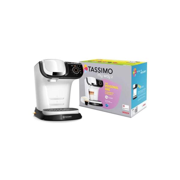 Bosch TAS6504 Tassimo My Way Kapselmaschine, 1,3L, Intellibrew, One-Touch Bedienung, majestic white
