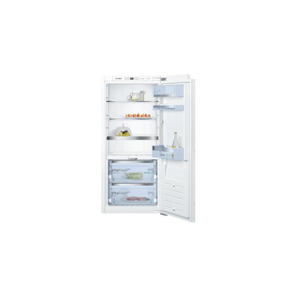 ARDEBO.de Bosch KIF41ADD0 EinbauKühlschrank, Nischenhöhe: 122,5cm, 187l, Festtürtechnik, Supercooling, LED-Beleuchtung, weiß