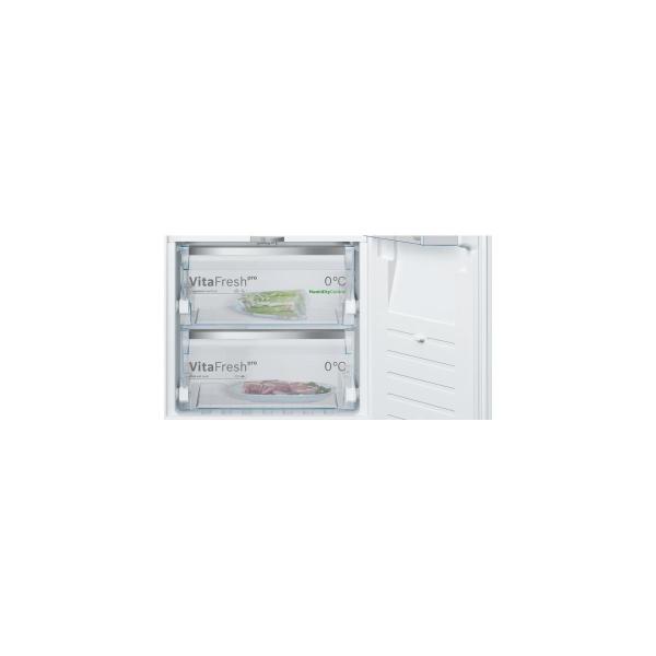 Bosch KIF41ADD0 EinbauKühlschrank, Nischenhöhe: 122,5cm, 187l, Festtürtechnik, Supercooling, LED-Beleuchtung, weiß