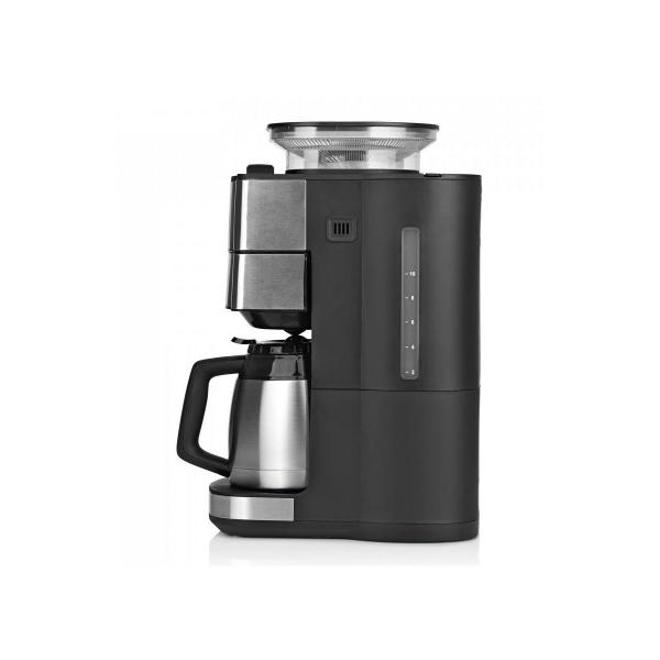 BEEM Fresh-Aroma-Perfect II - Thermo Filterkaffeemaschine mit Mahlwerk, 1000W, 1,25l, Edelstahl (03958)