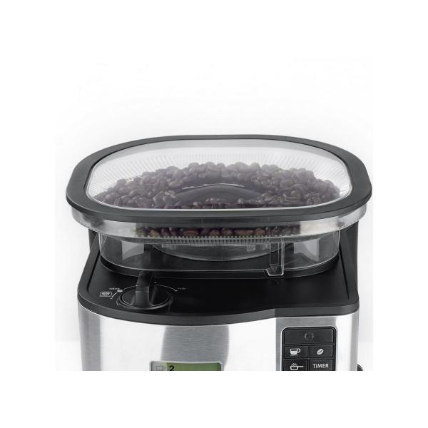 BEEM Fresh-Aroma-Perfect II - Thermo Filterkaffeemaschine mit Mahlwerk, 1000W, 1,25l, Edelstahl (03958)