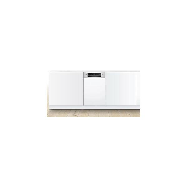 Bosch SPI2IKS10E Serie 2 Teilintegrierter Geschirrspüler, 45 cm breit, 9 Maßgedecke, Extra Trocknen, AquaStop, Glaschutz, edelstahl