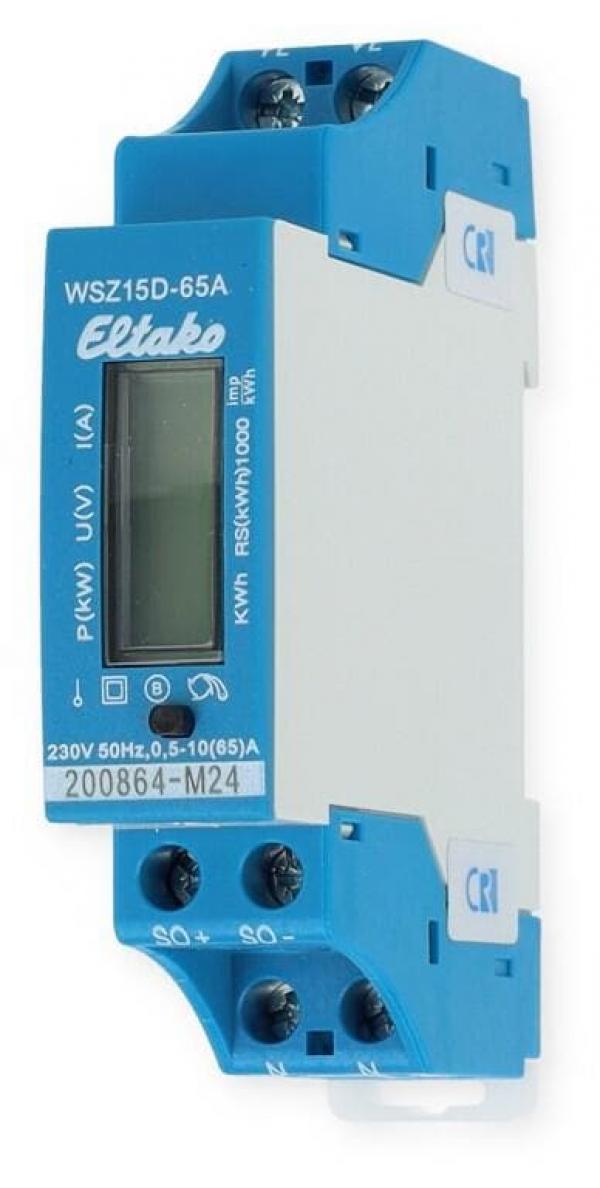 ARDEBO.de Eltako WSZ15D-65A MID Wechselstromzähler, MID geeicht, 65A (28065615), 18x56 mm