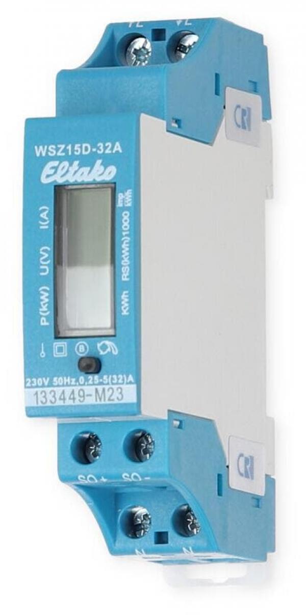 ARDEBO.de Eltako WSZ15D-32A MID Wechselstromzähler, MID geeicht, 32A (28032015), 18 mm