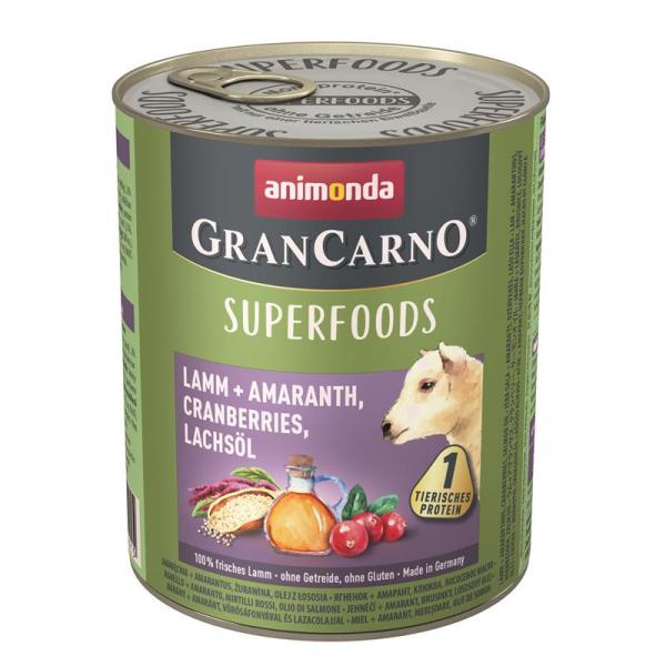 ARDEBO.de Animonda Dog GranCarno Adult Superfood Lamm & Amaranth 800g