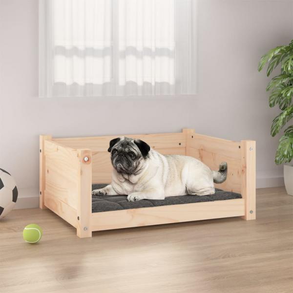 ARDEBO.de - Hundebett 65,5x50,5x28 cm Massivholz Kiefer