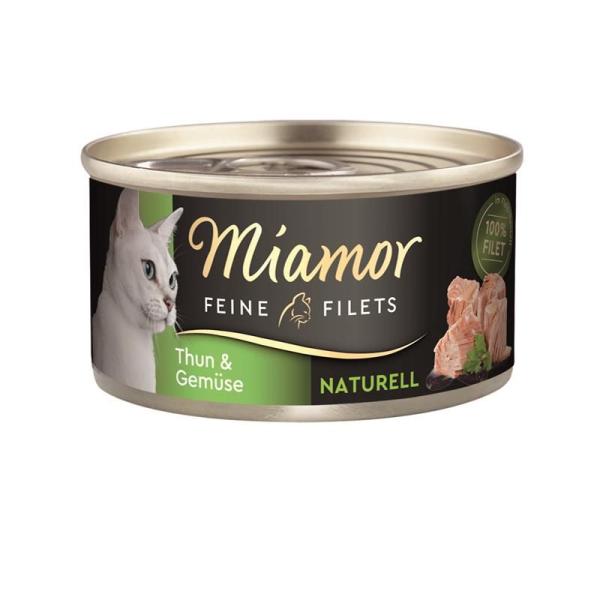 ARDEBO.de Miamor Feine Filets Naturell Thun & Gemüse 80g