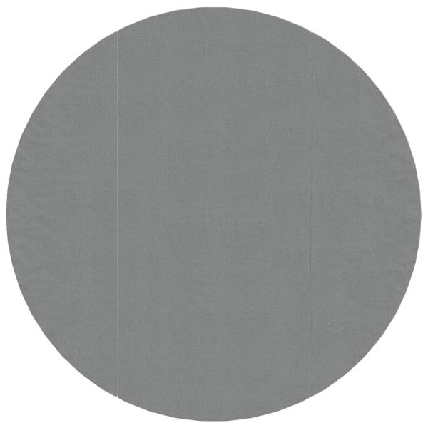 Pool-Bodentuch Hellgrau Ø306 cm Polyester Geotextil
