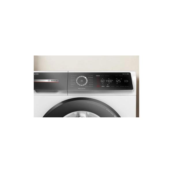 Bosch WGB244A40 Serie 8 9kg Frontlader Waschmaschine, 60 cm breit, 1400U/Min, AquaStop, i-DOS, Nachlegefunktion, Innenbeleuchtung, Home Connect, weiß