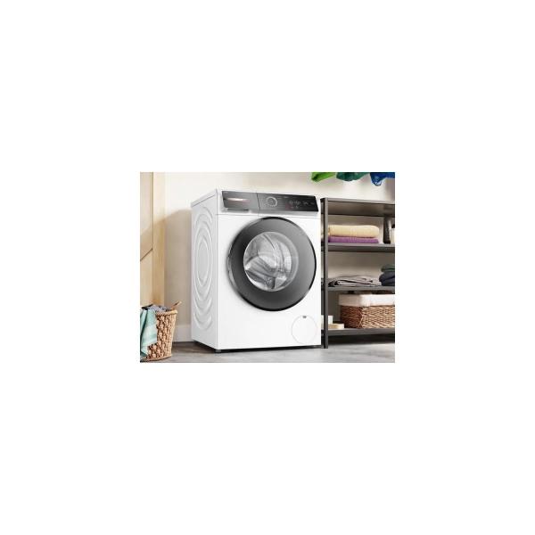 Bosch WGB244A40 Serie 8 9kg Frontlader Waschmaschine, 60 cm breit, 1400U/Min, AquaStop, i-DOS, Nachlegefunktion, Innenbeleuchtung, Home Connect, weiß