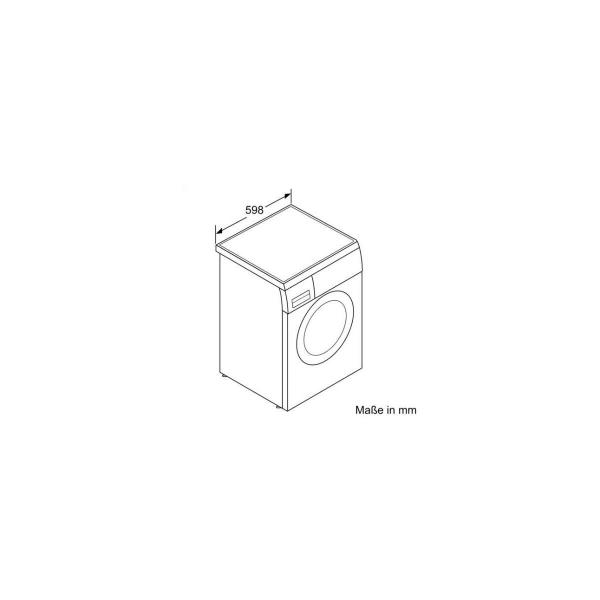 Bosch WUU28T48 Serie 6 8kg Frontlader Waschmaschine, 60 cm breit, 1400 U/Min, AquaStop, Nachlegefunktion, Kindersicherung, Beladungssensor, weiß
