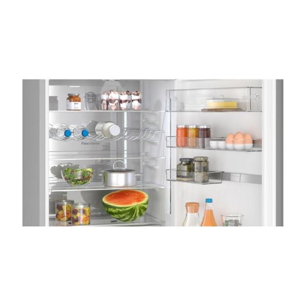 Bosch KGN49AIBT Serie 6 Stand Kühl-Gefrierkombination, 70cm breit, 440L, NoFrost, 0 Grad Fach, MultiAirflow, Urlaubsschaltung, LED Beleuchtung, Schnellgefrieren, Schnellkühlen, Edelstahl mit Antifingerprint