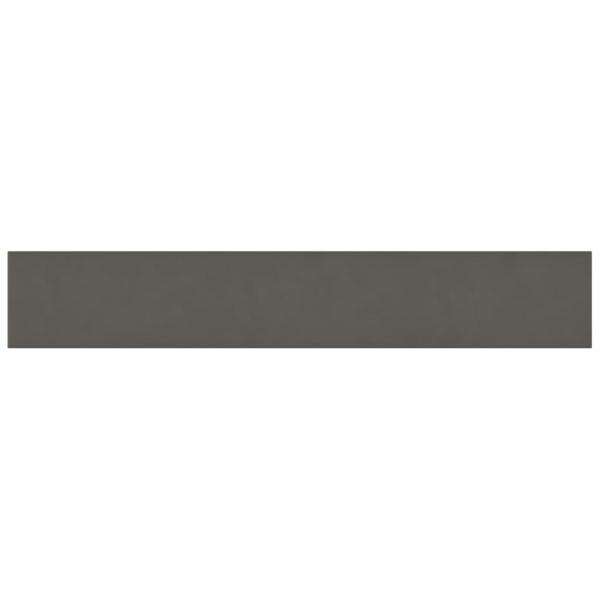 Wandpaneele 12 Stk. Dunkelgrau 90x15 cm Samt 1,62 m²