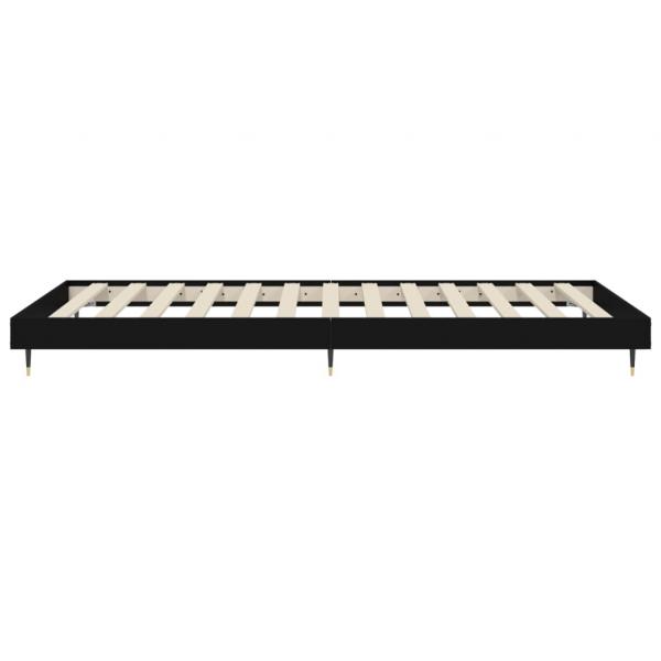 Bettgestell Schwarz 75x190 cm Holzwerkstoff