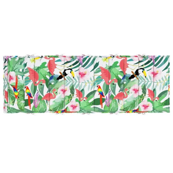Sonnenliegen-Auflage Mehrfarbig 180x60x4 cm Oxford-Gewebe