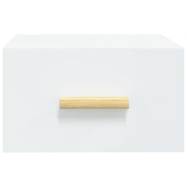 Wand-Nachttisch Weiß 35x35x20 cm