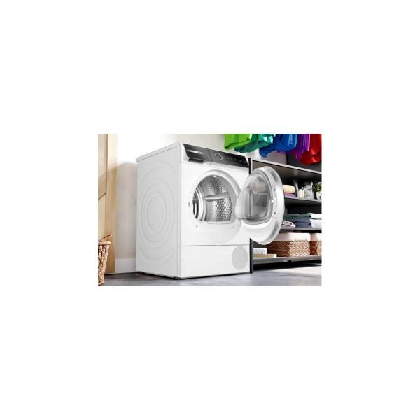 Bosch WQB245B40 Serie 8 9kg A+++ Wärmepumpentrockner, 60 cm breit, Auto Dry, Innenraumbeleuchtung, Reversierfunktion, Nachlegefunktion, weiß