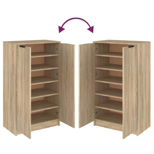 Schuhschrank Sonoma-Eiche 59x35x100 cm Holzwerkstoff