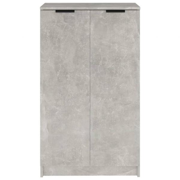 Schuhschrank Betongrau 59x35x100 cm Holzwerkstoff