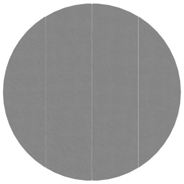 Pool-Bodentuch Hellgrau Ø500 cm Polyester Geotextil
