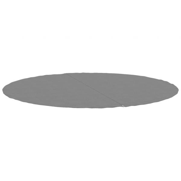 Pool-Bodentuch Hellgrau Ø244 cm Polyester Geotextil