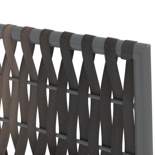 3-tlg. Garten-Essgruppe mit Kissen Poly Rattan und Stahl