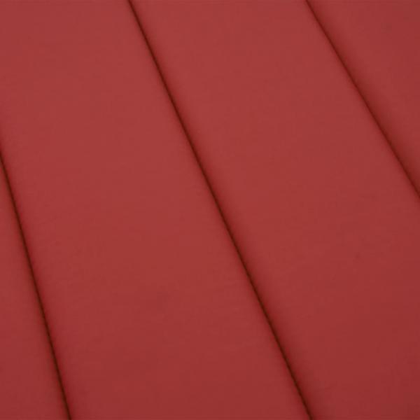 Sonnenliegen-Auflage Rot 180x60x3 cm Oxford-Gewebe