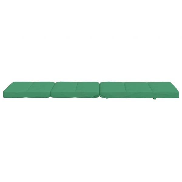 Liegestuhl-Auflagen 2 Stk. Grün Oxford-Gewebe