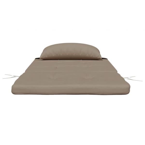 Adirondack-Auflagen 2 Stk. Taupe Oxford-Gewebe