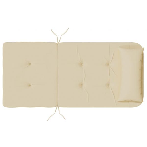 Adirondack-Auflagen 2 Stk. Beige Oxford-Gewebe