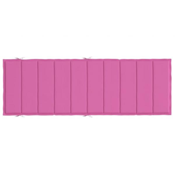 Sonnenliegen-Auflage Rosa Oxford-Gewebe