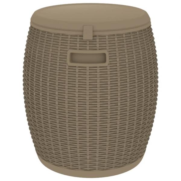 4-in-1 Gartenbox Hellbraun Polypropylen