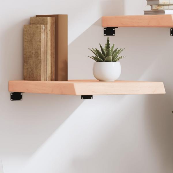 ARDEBO.de - Wandregal 40x50x(2-6) cm Massivholz Eiche Unbehandelt