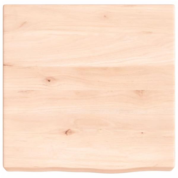 Wandregal 40x40x(2-6) cm Massivholz Eiche Unbehandelt