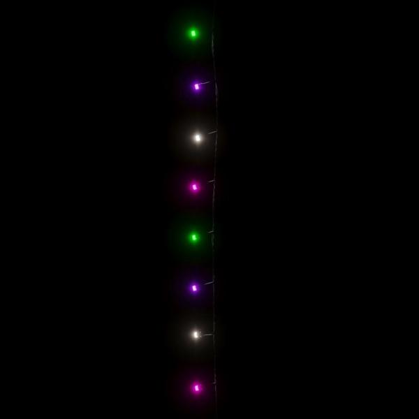 LED-Lichterkette mit 1000 LEDs Pastell Mehrfarbig 100 m PVC