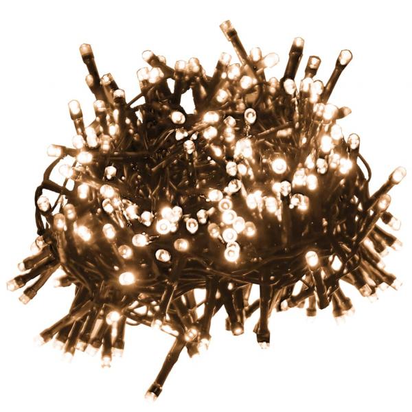 LED-Lichterkette mit 1000 LEDs Warmweiß 11 m PVC