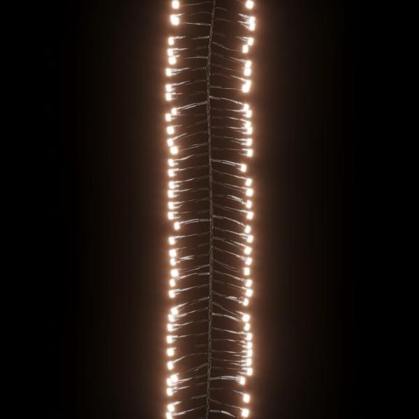 LED-Lichterkette mit 1000 LEDs Warmweiß 11 m PVC
